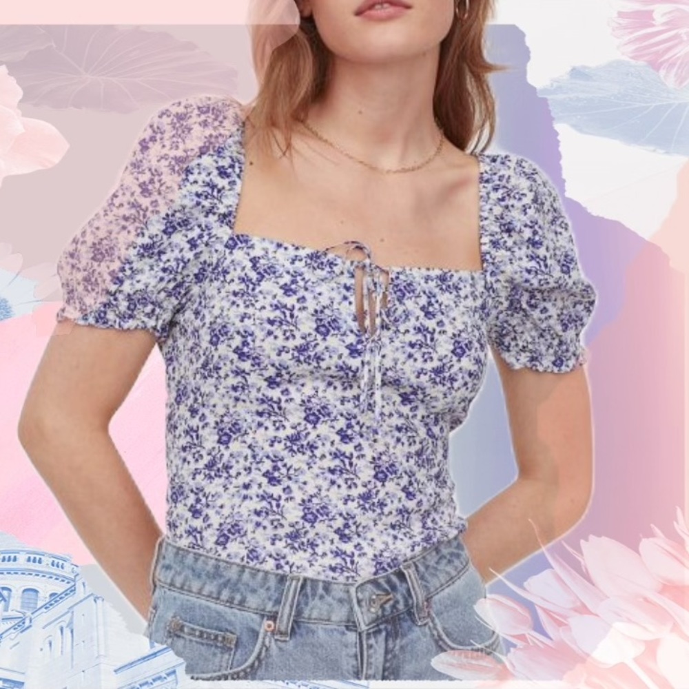 Floral Crepe Blouse
